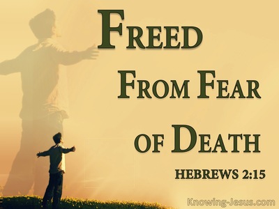 Hebrews 2:15 Freed From Fear Of Death (yellow)